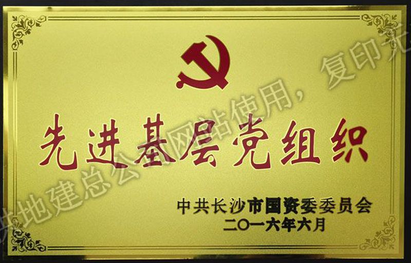 2016年度先進(jìn)基層黨組織
